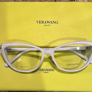 Vera Wang Cream Cat-Eye Glasses